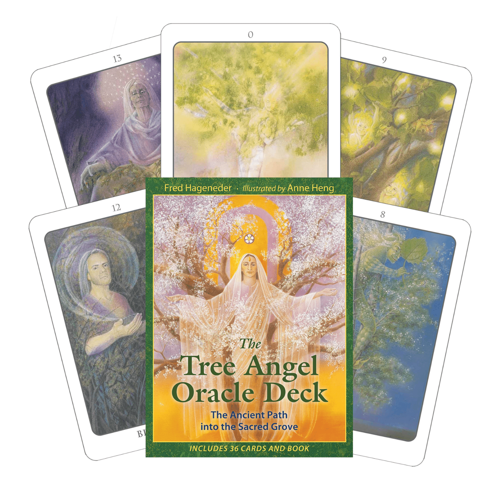 The Tree Angel Oracle kortų ir knygos rinkinys Earth Dancer - OBUOLYS