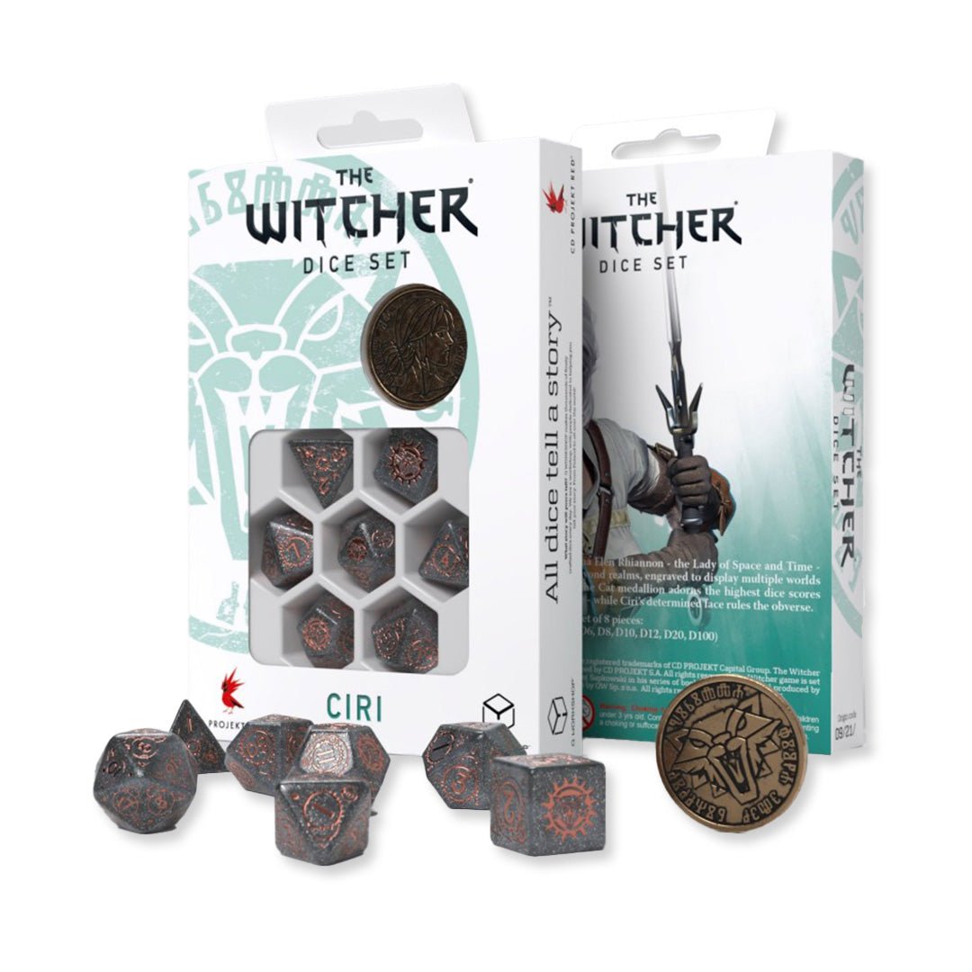 The Witcher. Ciri kauliukų rinkinys Q - WORKSHOP - OBUOLYS