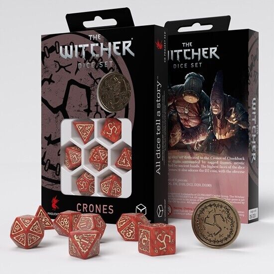 The Witcher Crones - Brewess kauliukų rinkinys Q - workshop - OBUOLYS