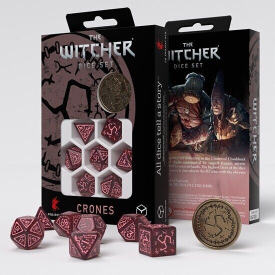 The Witcher Crones - Whispess kauliukų rinkinys Q - workshop - OBUOLYS