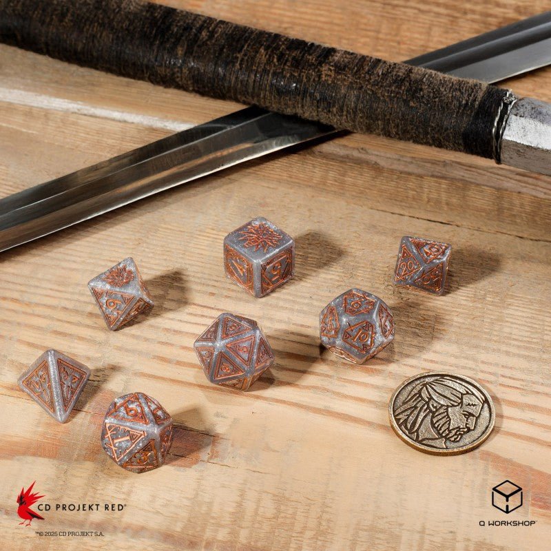 The Witcher. Geralt kauliukų rinkinys Q - WORKSHOP - OBUOLYS
