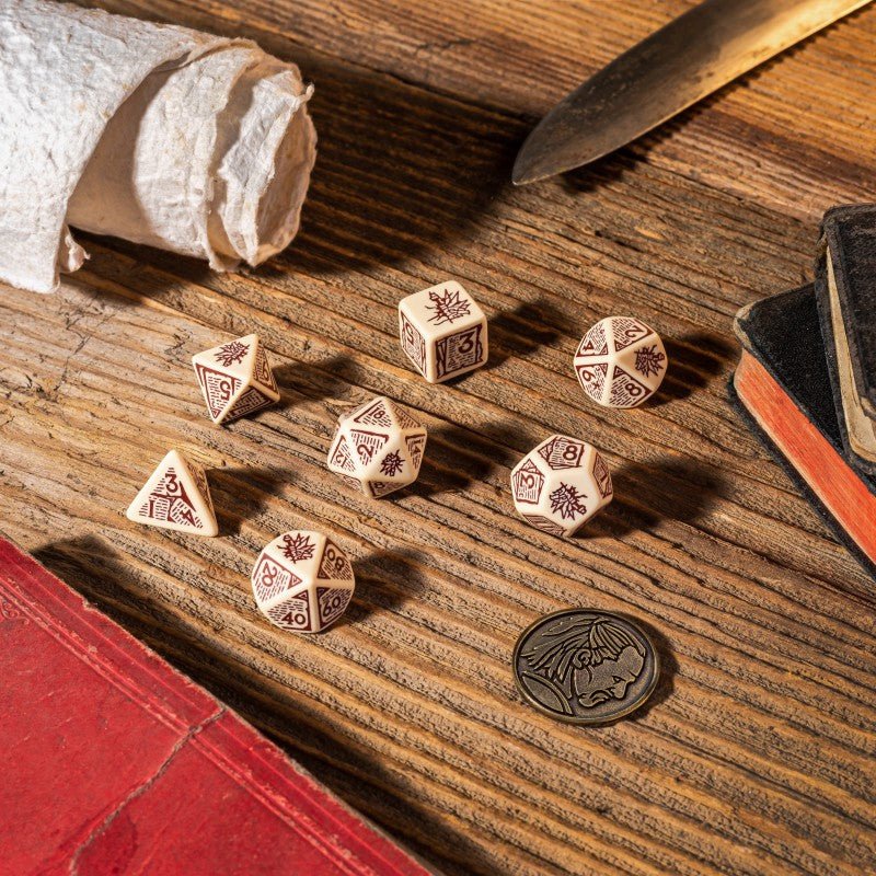 The Witcher kauliukų rinkinys Vesemir - The Old Wolf Q - workshop - OBUOLYS