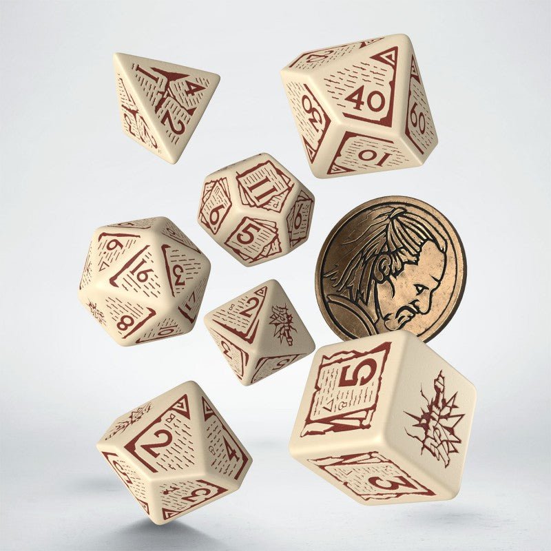 The Witcher kauliukų rinkinys Vesemir - The Old Wolf Q - workshop - OBUOLYS