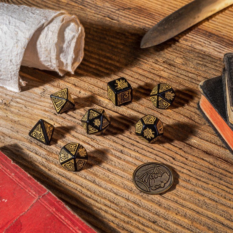 The Witcher kauliukų rinkinys Vesemir The Sword Master Qworkshop - OBUOLYS