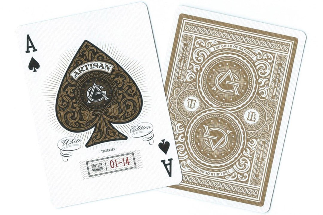 Theory11 Artisans kortos (Baltos) - OBUOLYS