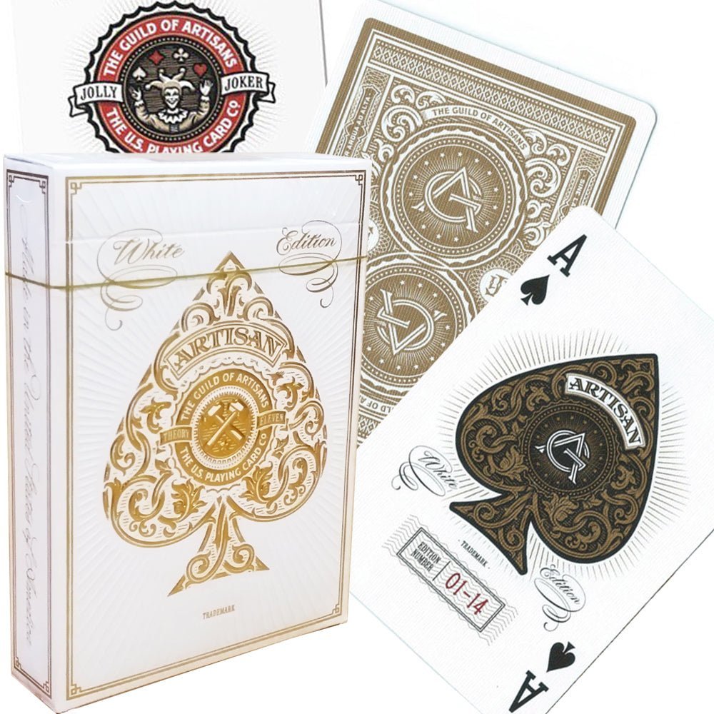 Theory11 Artisans kortos (Baltos) - OBUOLYS