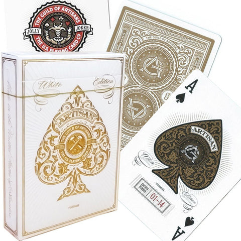 Theory11 Artisans kortos (Baltos) - OBUOLYS