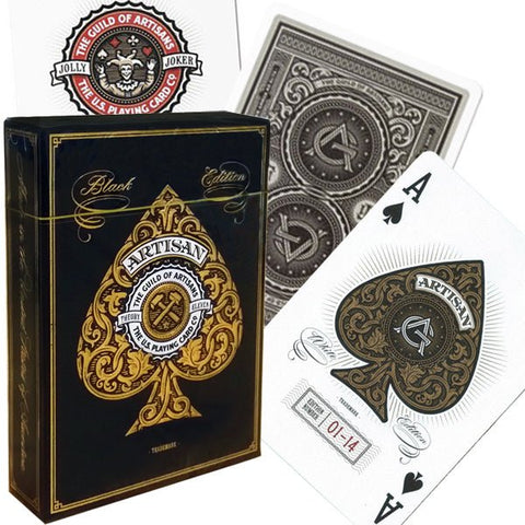 Theory11 Artisans kortos (Juodos) - OBUOLYS