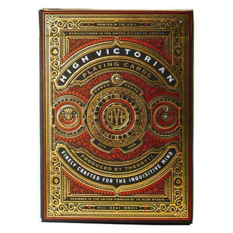 Theory11 High Victorian Kortos (Raudonos) - OBUOLYS