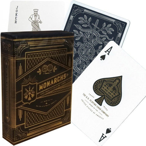 Theory11 Monarchs kortos (Tamsiai mėlynos) - OBUOLYS