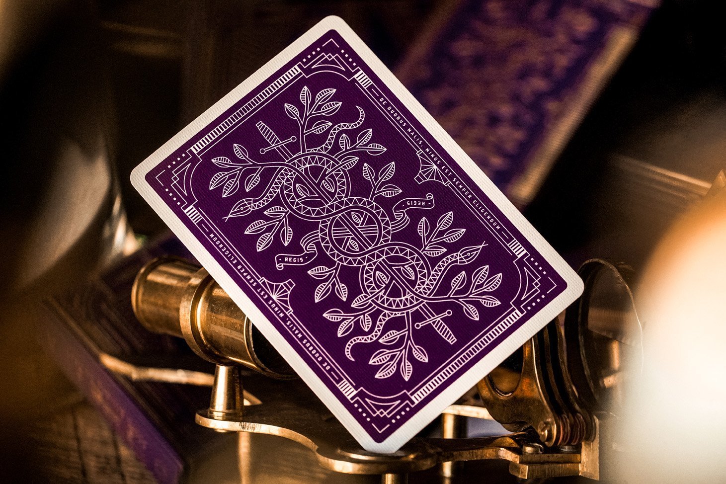 Theory11 Monarchs kortos (Violetinės) - OBUOLYS