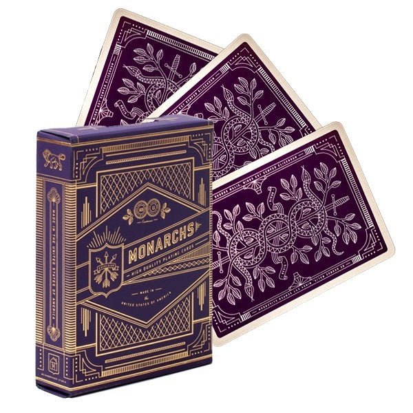 Theory11 Monarchs kortos (Violetinės) - OBUOLYS