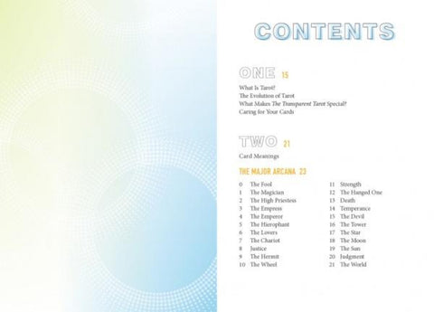 Transparent Tarot kortos 2-asis leidimas Schiffer Publishing