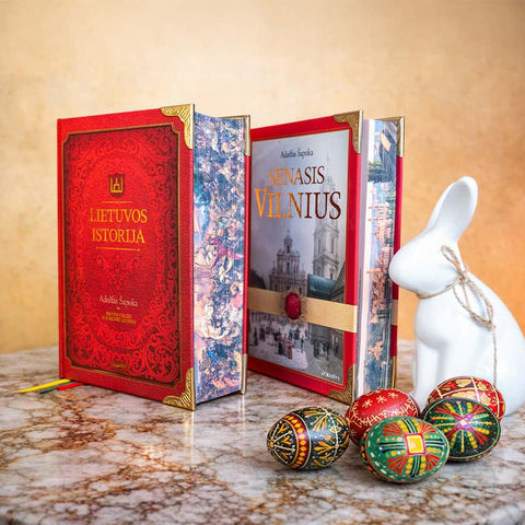Tik 2026 m. slaptas Šv. Velykų savaitės pasiūlymas: LIETUVOS ISTORIJA + SENASIS VILNIUS (2 knygų rinkinys + DOVANA!) - OBUOLYS