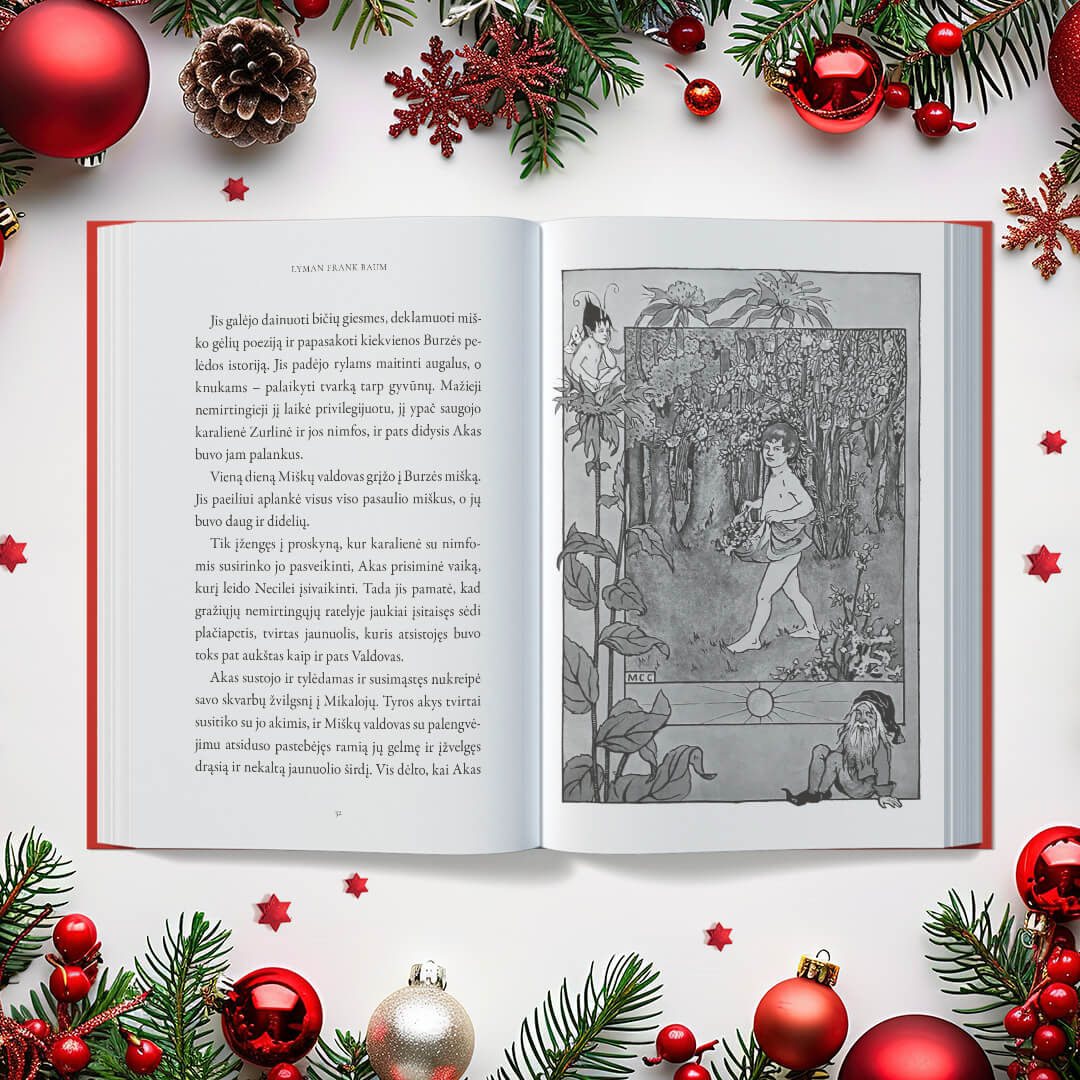 TIKROJI KALĖDŲ SENELIO ISTORIJA: pirmą kartą lietuviškai su klasikinėmis iliustracijomis + galimybė personalizuoti - OBUOLYS
