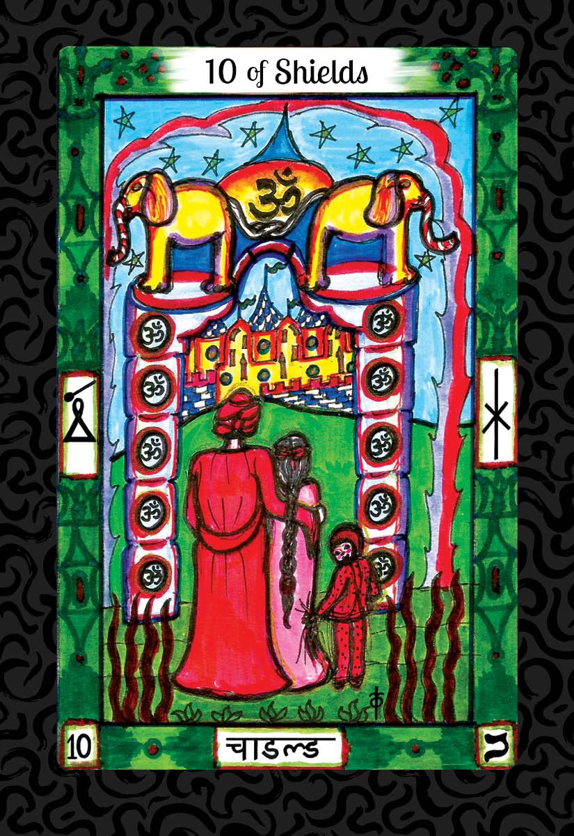 The Vedic Taro kortos: East Meets West (Taro kortų ir informacinio vadovo rinkinys) Schiffer Publishing