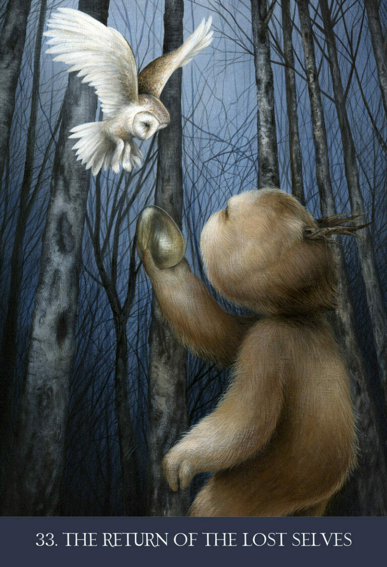 Into The Lonely Woods Oracle Kortos Blue Angel