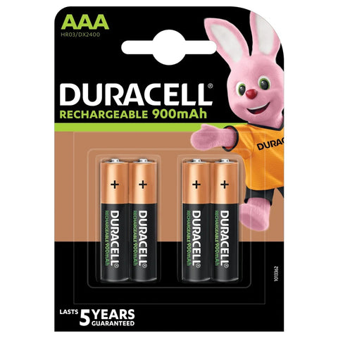 Duracell HR03 AAA Rechargeable 900mAh pakraunamos baterijos 4 vnt.