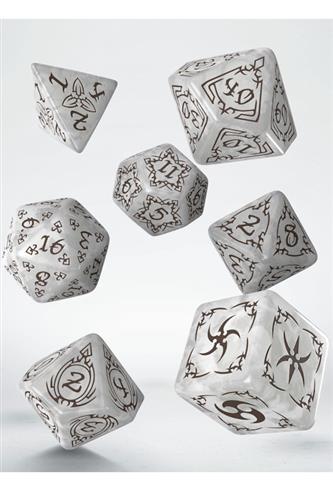 Tribal kauliukų rinkinys Pearl & Brown Q - WORKSHOP - OBUOLYS