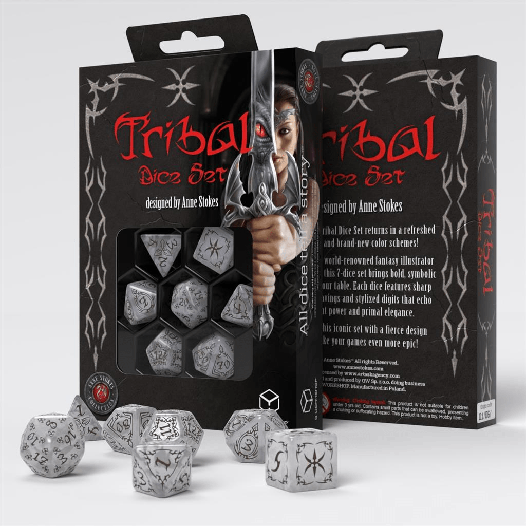 Tribal kauliukų rinkinys Pearl & Brown Q - WORKSHOP - OBUOLYS
