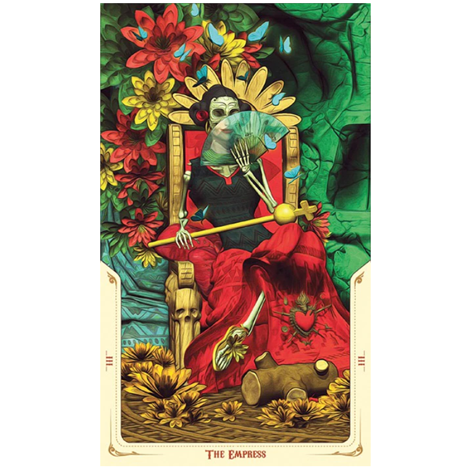 Santa Muerte Mini Taro kortos Lo Scarabeo