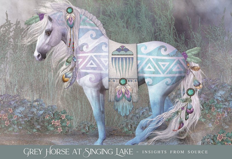 Oracle of The Sacred Horse kortos Blue Angel