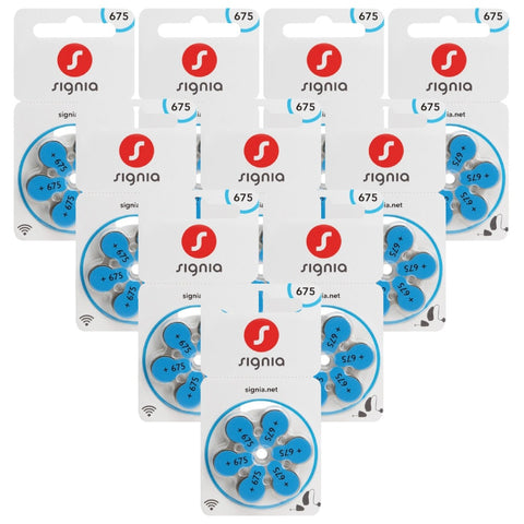 Signia 675 PR44 6BL baterijos klausos aparatams 60 vnt.