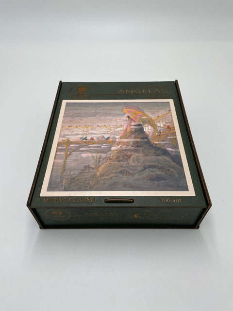 M.K. Čiurlionis Angelas Medinė dėlionė L dydis (300 detalės) Fantasy Puzzles