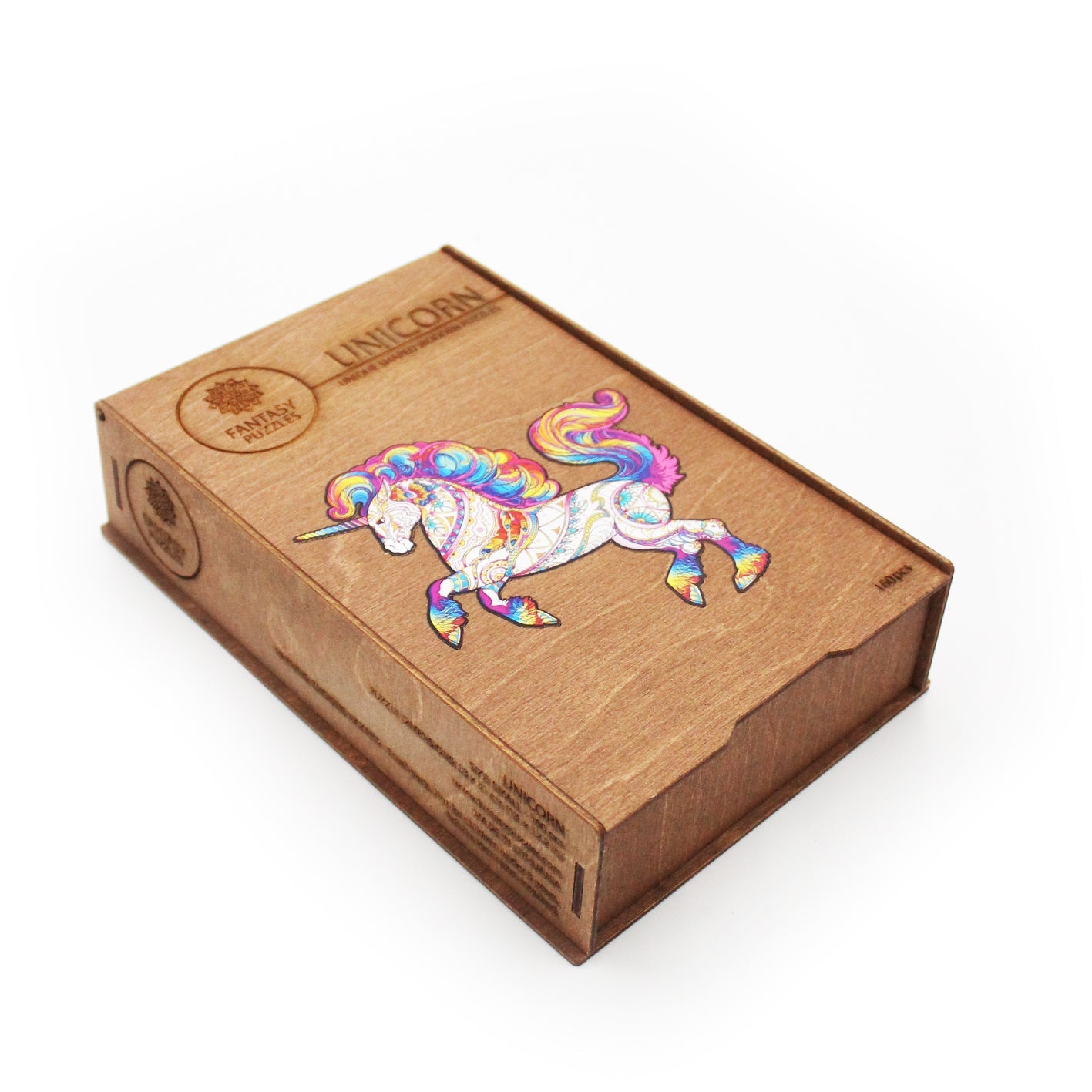 Unicorn Dėlionė Iš Medžio L Dydis (260 detalių) Fantasy Puzzles - OBUOLYS