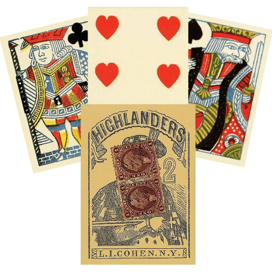 US Games Systems The 1864 Highlanders žaidimo kortos - OBUOLYS
