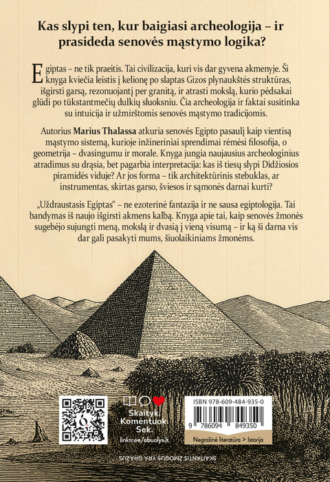 UŽDRAUSTASIS EGIPTAS: prarastojo faraonų mokslo paslaptys - OBUOLYS