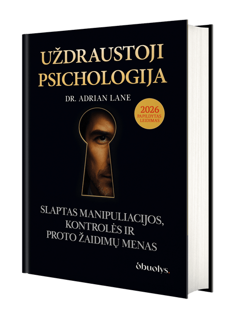 UŽDRAUSTOJI PSICHOLOGIJA + PARAZITINIS PROTAS: 2 knygos apie manipuliaciją ir proto kontrolę už 1 knygos kainą - OBUOLYS