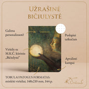 UŽRAŠINĖ BIČIULYSTĖ: su M. K. Čiurlionio kūriniu + galimybė personalizuoti - OBUOLYS