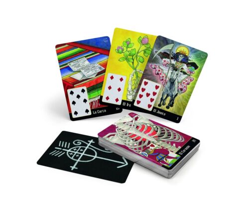 La Santa Muerte Lenormand Taro kortos Schiffer Publishing