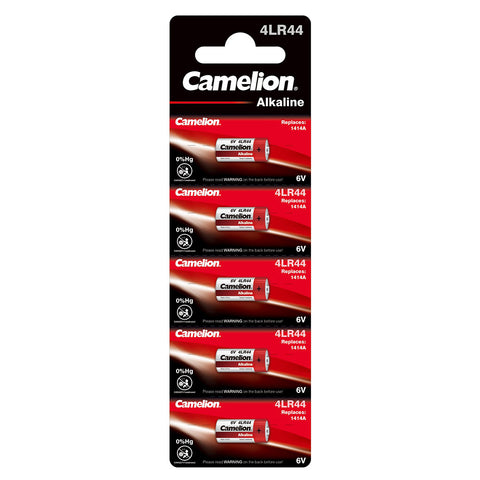 Camelion Alkaline 4LR44 6V 5BL 5 vnt.