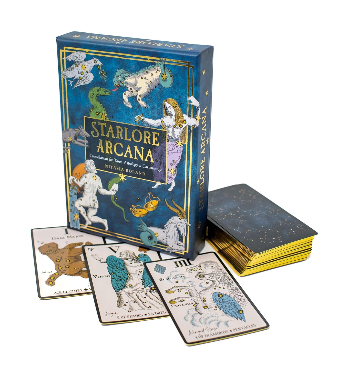 Starlore Arcana Taro kortos žvaigždynams Weiser Books