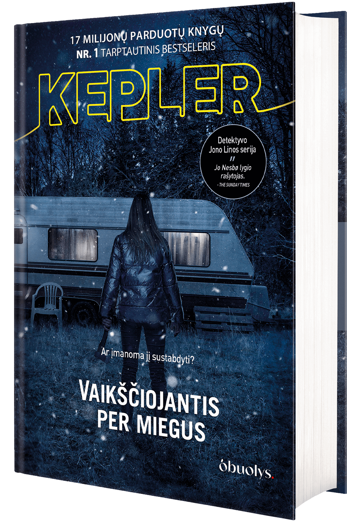 VAIKŠČIOJANTIS PER MIEGUS: Naujausias Lars Kepler detektyvas - OBUOLYS