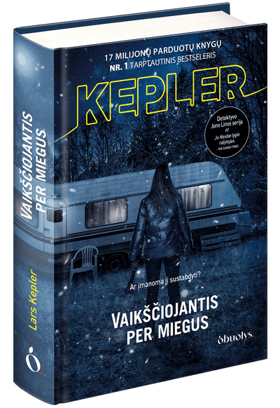 VAIKŠČIOJANTIS PER MIEGUS: Naujausias Lars Kepler detektyvas - OBUOLYS
