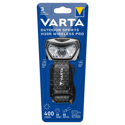 Varta Outdoor sports H30R Wireless PRO 18650 prožektorius - OBUOLYS