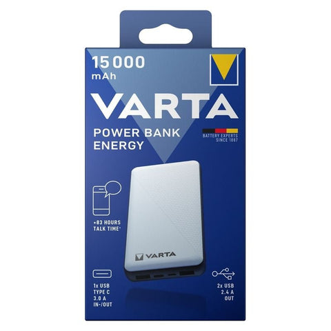 Varta Power bank Energy 15000mAh 57977 išorinė baterija (powerbank) - OBUOLYS
