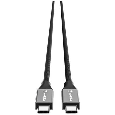 Varta Speed charge & sync cable USB Type C to type C 57936 laidas - OBUOLYS