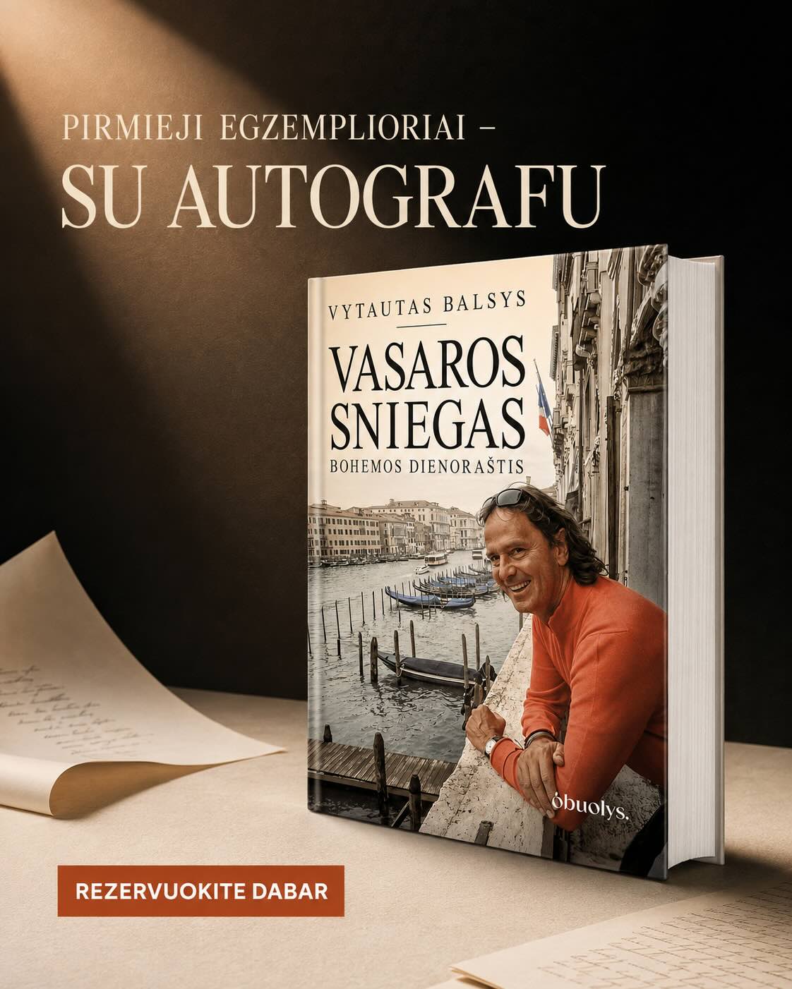 Vasaros sniegas. Bohemos dienoraštis + autografas - OBUOLYS