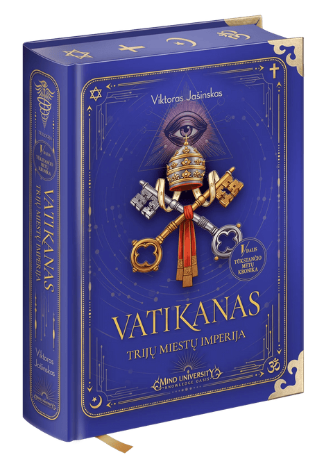 VATIKANAS. TRIJŲ MIESTŲ IMPERIJA: istorinė knyga apie religijos, politikos ir kapitalo galią + autografas! - OBUOLYS