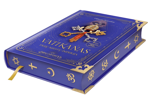 VATIKANAS. TRIJŲ MIESTŲ IMPERIJA: istorinė knyga apie religijos, politikos ir kapitalo galią + autografas! - OBUOLYS