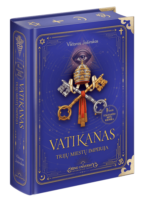 VATIKANAS. TRIJŲ MIESTŲ IMPERIJA: istorinė knyga apie religijos, politikos ir kapitalo galią + autografas! - OBUOLYS