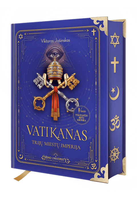 VATIKANAS. TRIJŲ MIESTŲ IMPERIJA: istorinė knyga apie religijos, politikos ir kapitalo galią + autografas! - OBUOLYS