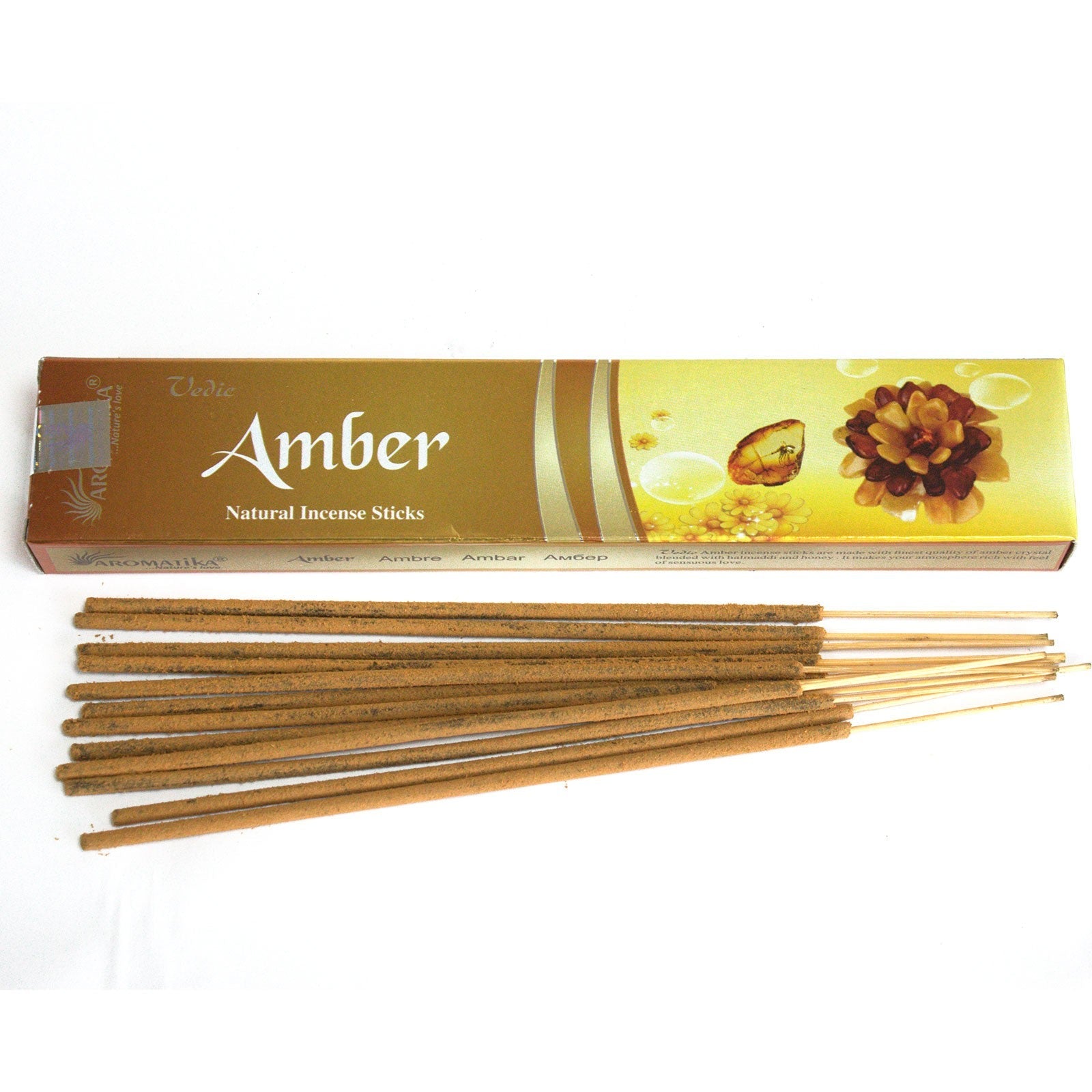 Vedic Amber Natūralūs smilkalai – gintaro kvapo Aromatika - OBUOLYS