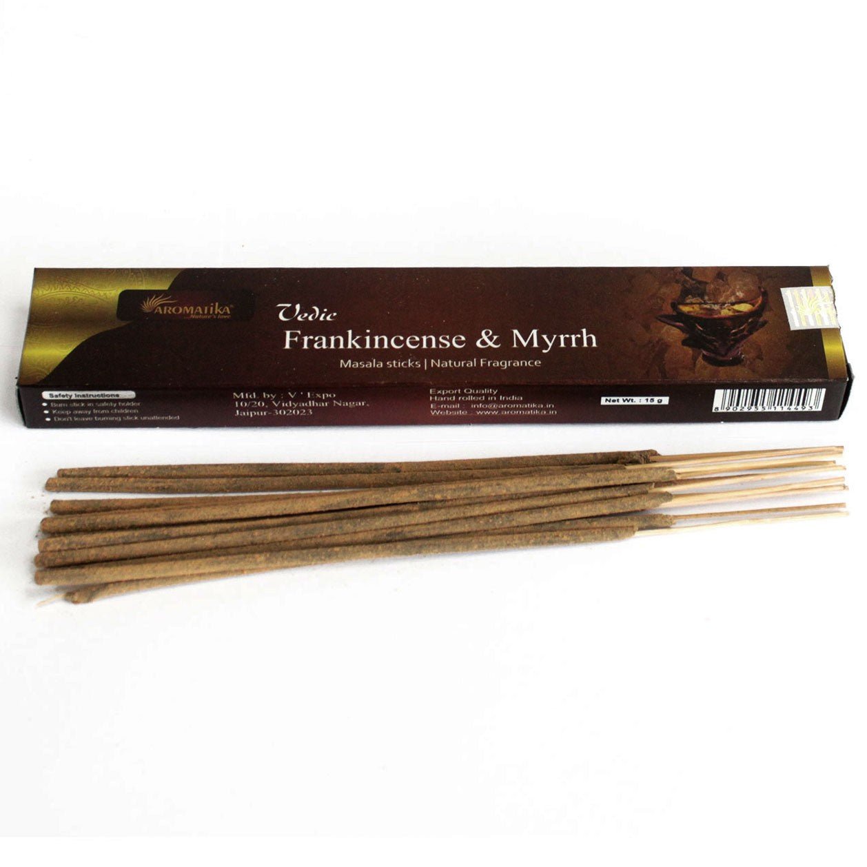 Vedic Frankincense & Myrrh Natūralūs smilkalai Aromatika - OBUOLYS