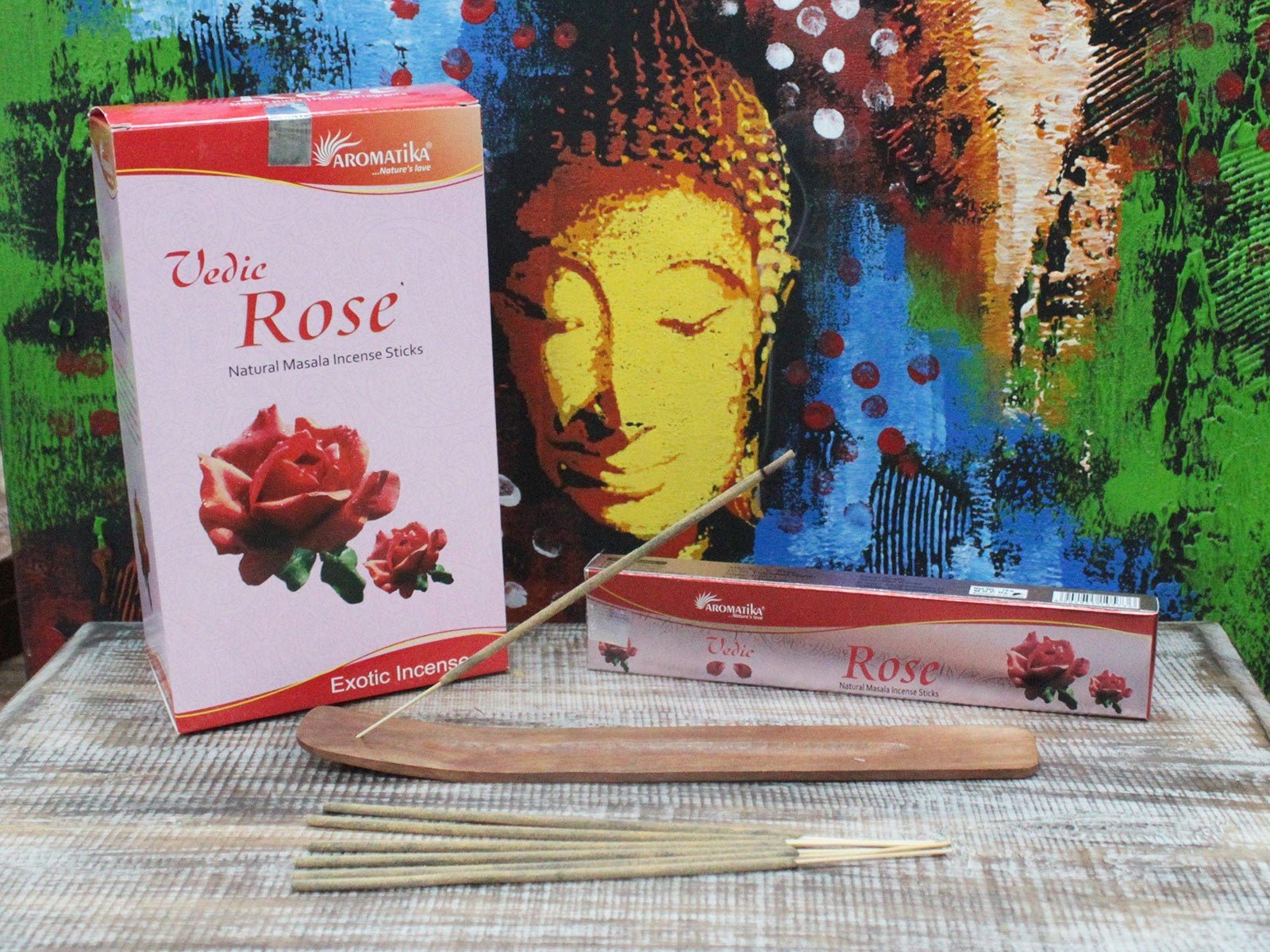 Vedic Rose Natūralūs smilkalai Aromatika - OBUOLYS