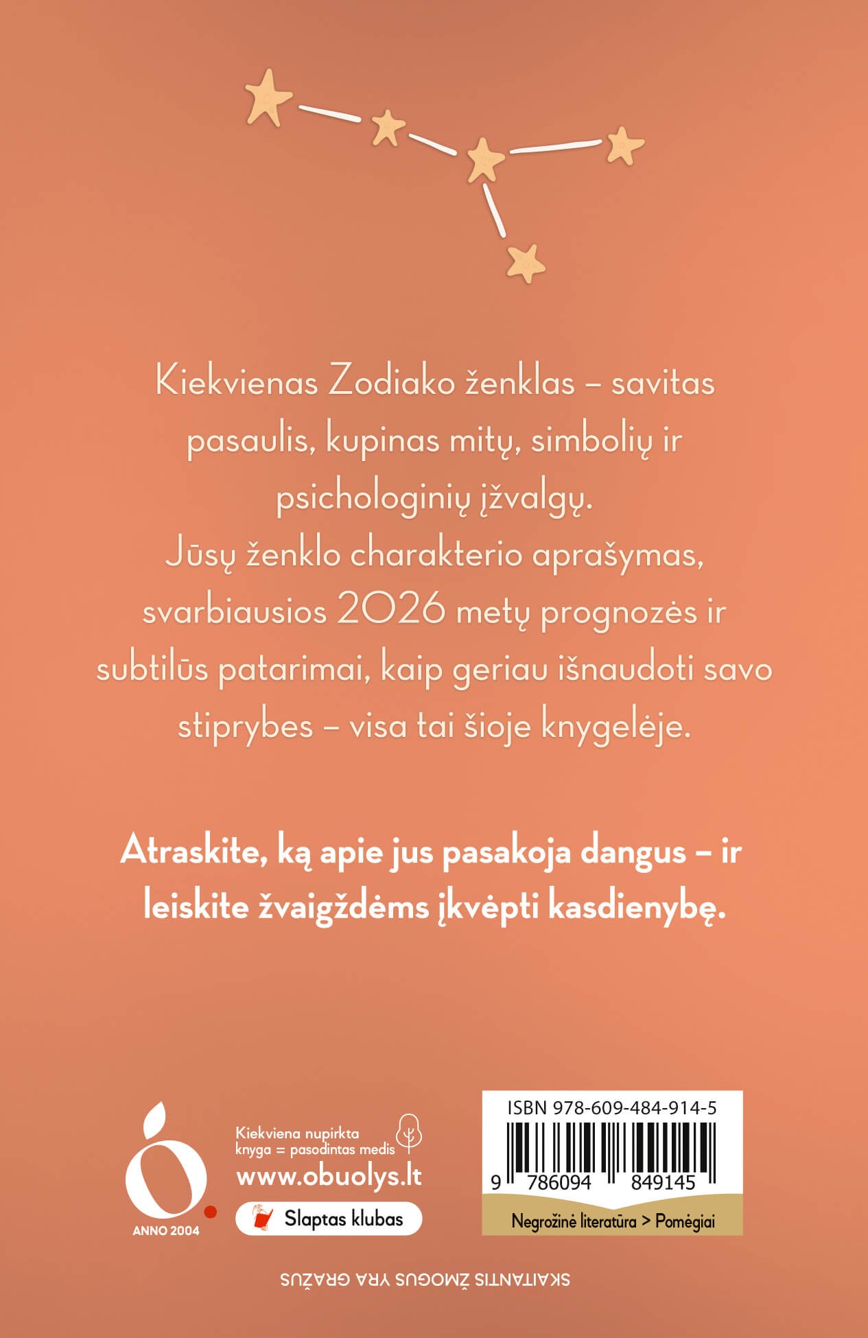 VĖŽYS: išsamus asmeninis Jūsų horoskopas 2026 metams - OBUOLYS